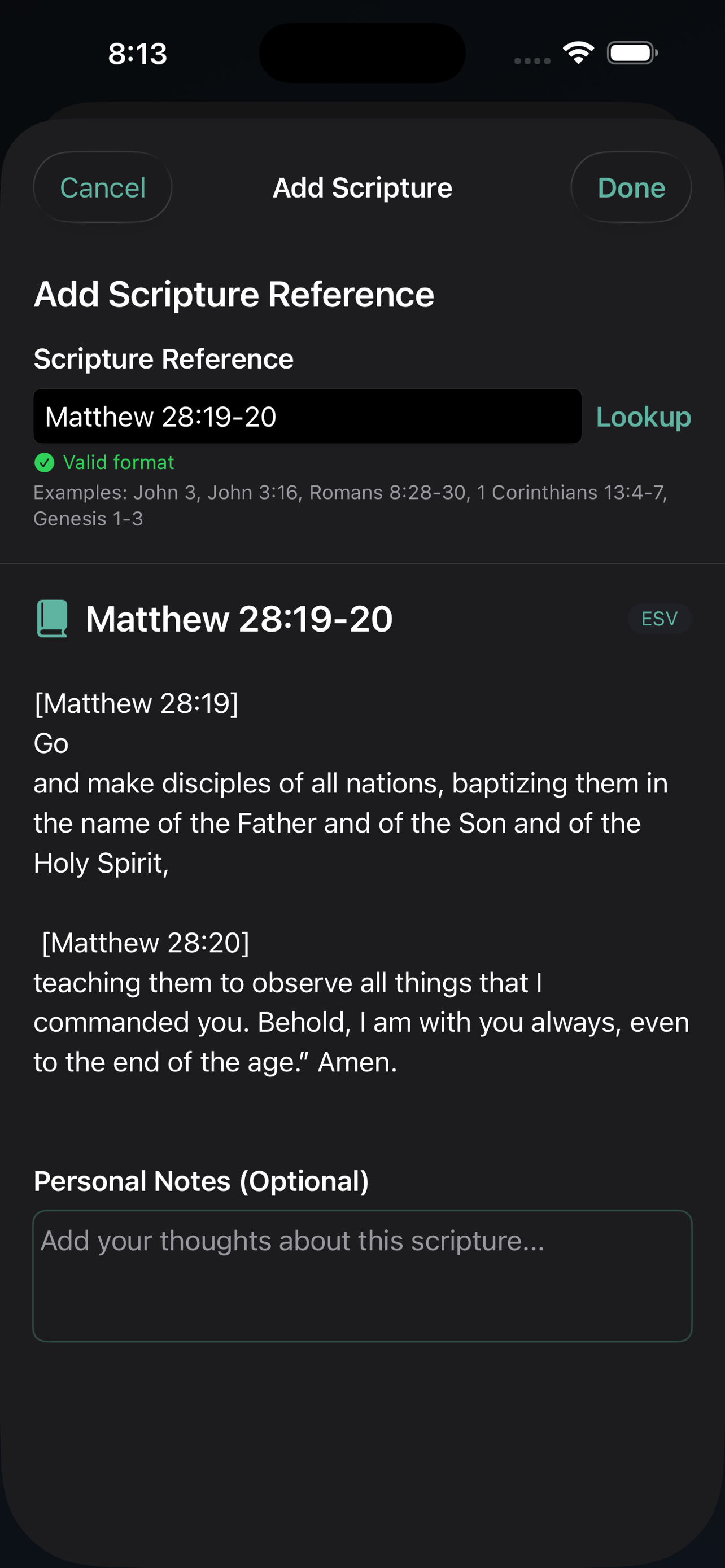 SermonSeeds Note Taking