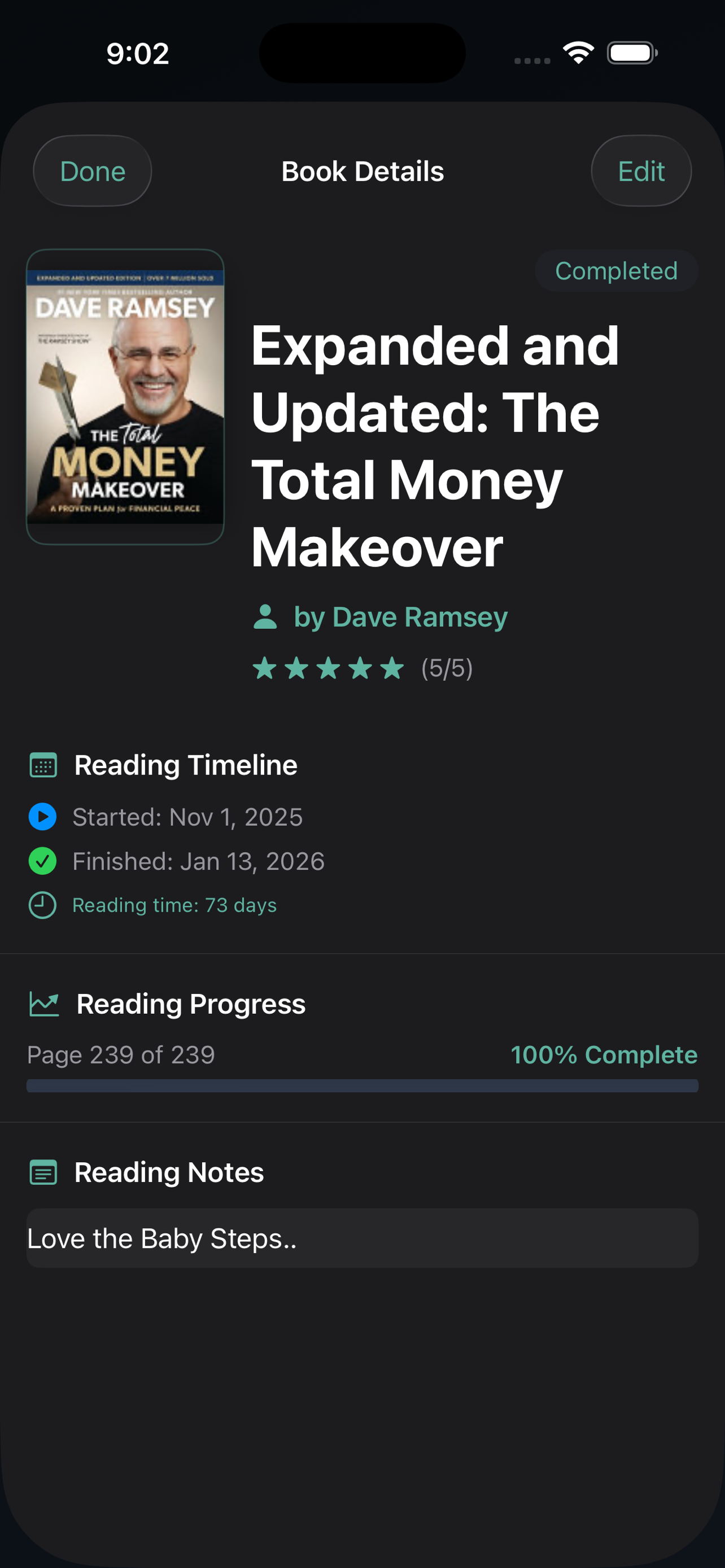 SermonSeeds Reading Progress